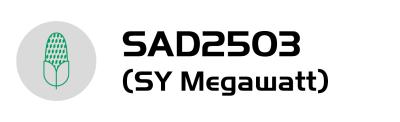 Logo kukurice a text „SAD2503 (SY Megawatt)“