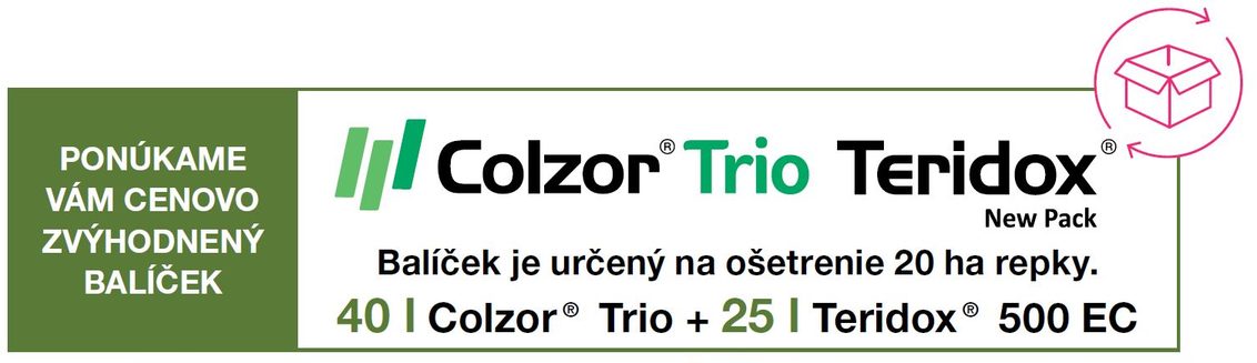 balíček Colzor Trio Teridox New Pack