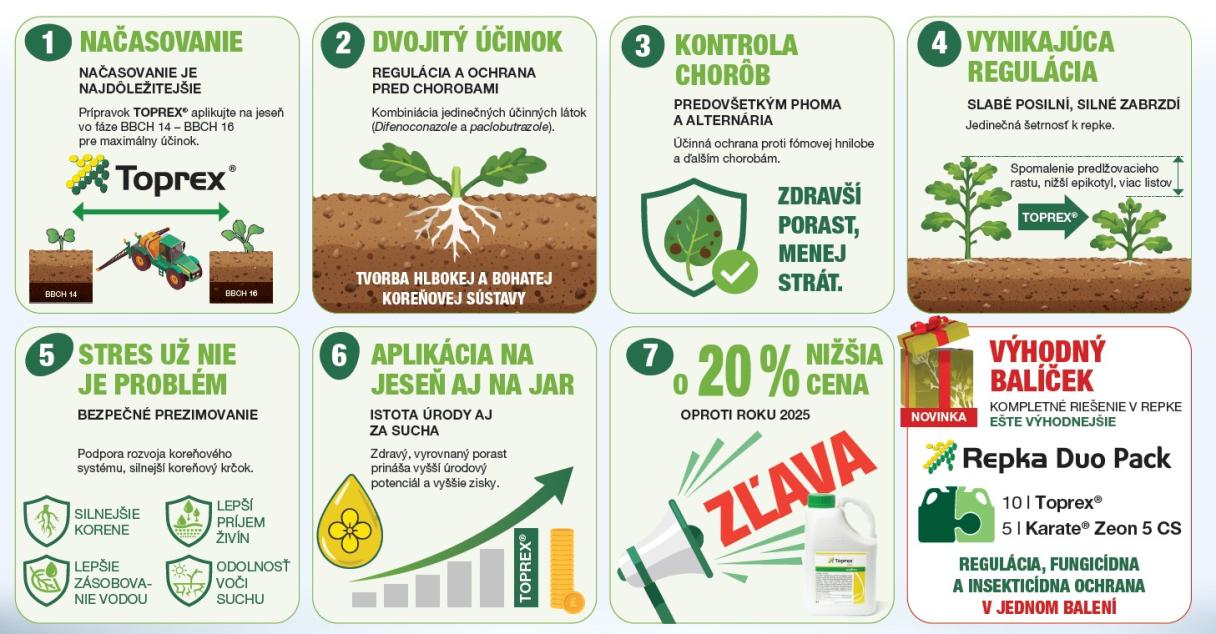 Infografika o jesennom ekonomickom osetreni repky